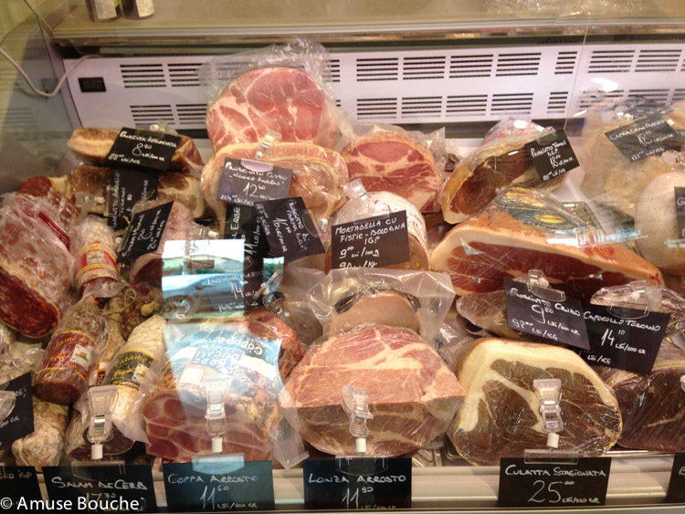 Aperitive din carne de la delicateria italiana I Regali di Francesca